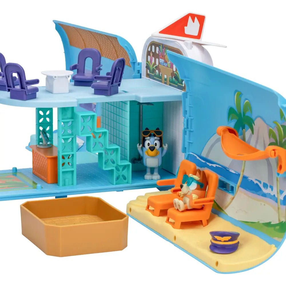 Bluey Minifiguren Spielset Bluey Holiday 3in1 Set 