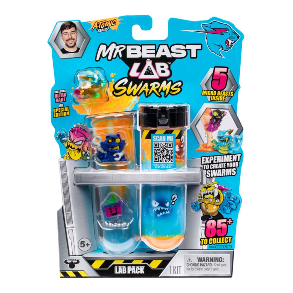 Mr. Beast Lab Swarms Series 2 Mini Figuren 5er-Pack Atomic Series 2,5 cm 