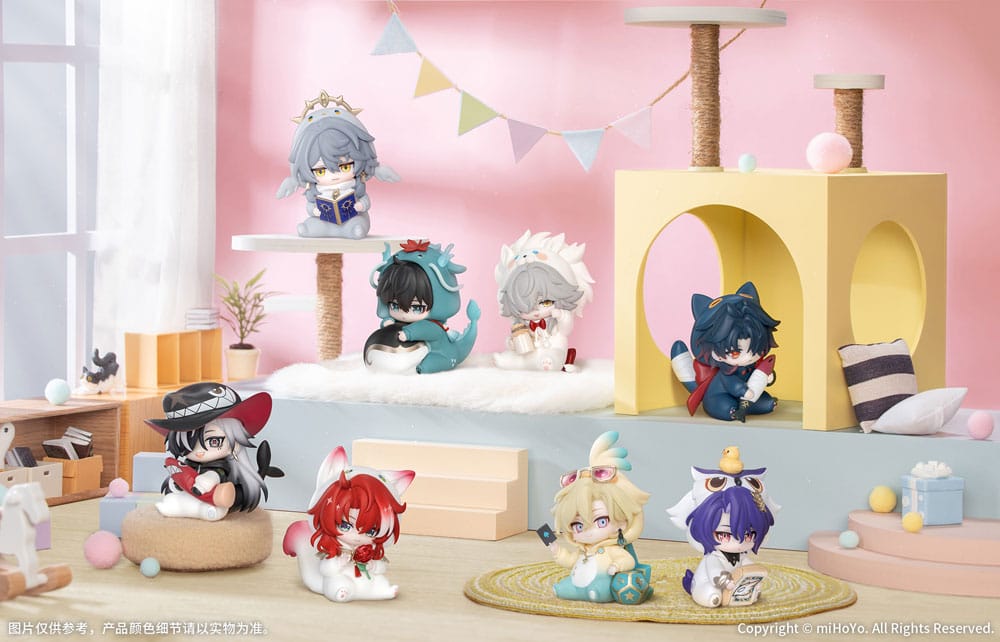 Honkai: Star Rail Mini Figuren Blind Box Boys' Dorm Series Chibi (8)