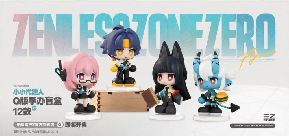 Zenless Zone Zero PVC Minifiguren Tiny Agents 8-10 cm Blind Box Display (12)