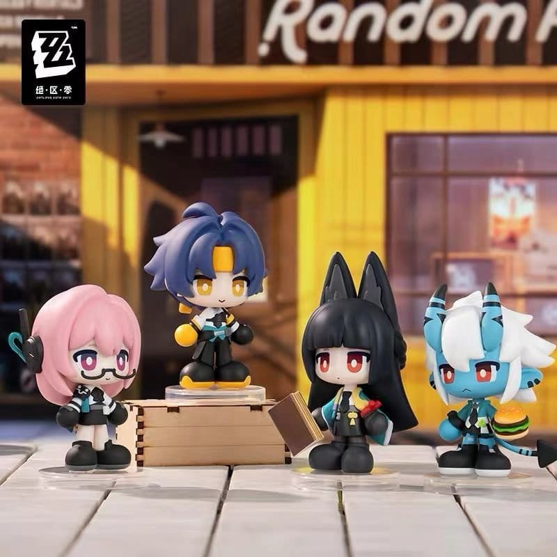 Zenless Zone Zero PVC Minifiguren Tiny Agents 8-10 cm Blind Box Display (12)