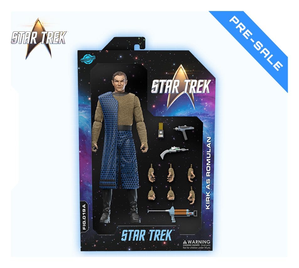 Star Trek 1/10 Actionfigur Kirk as Romulan (Die unsichtbare Falle) 16 cm