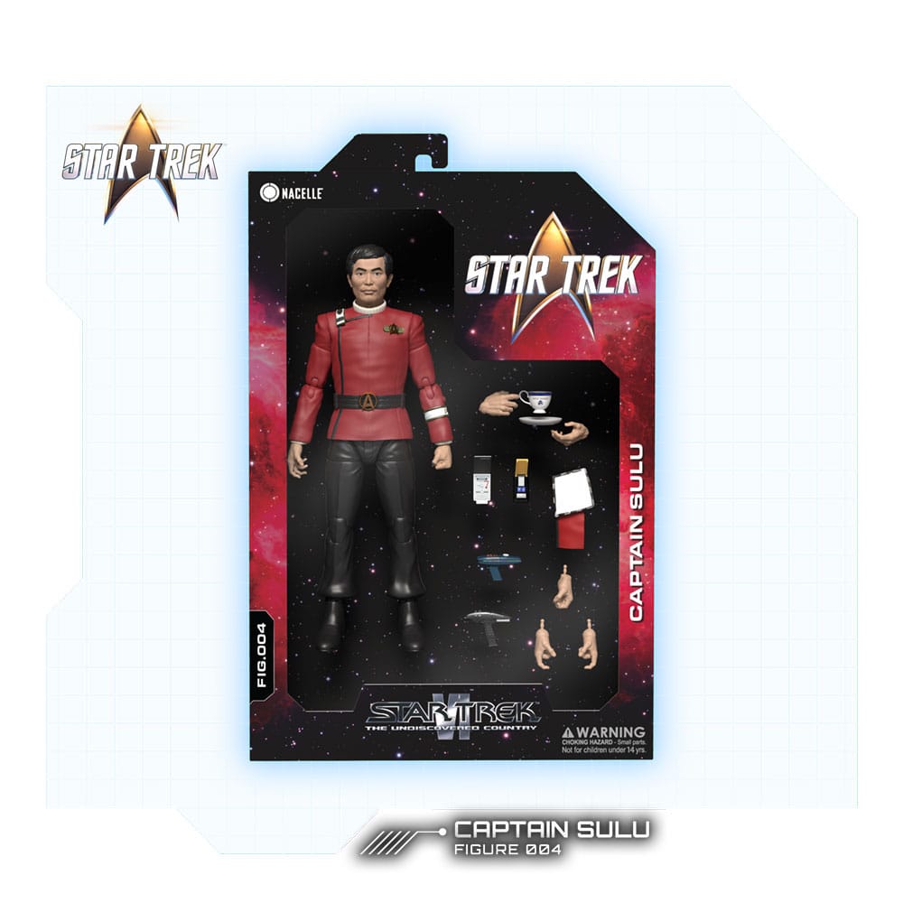 Star Trek VI: Das unentdeckte Land Actionfigur 1/12 Captain Sulu 16 cm