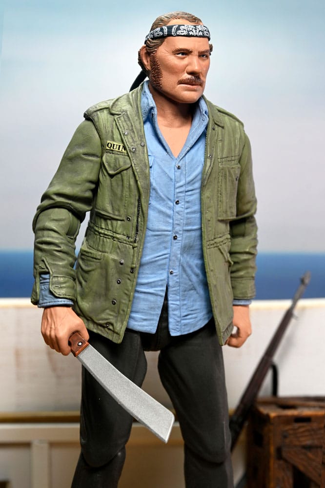Der weiße Hai Actionfigur Ultimate Sam Quint 50th Anniversary Figure 18 cm