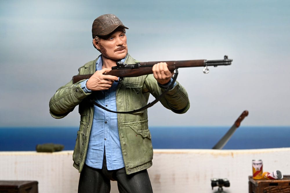 Der weiße Hai Actionfigur Ultimate Sam Quint 50th Anniversary Figure 18 cm
