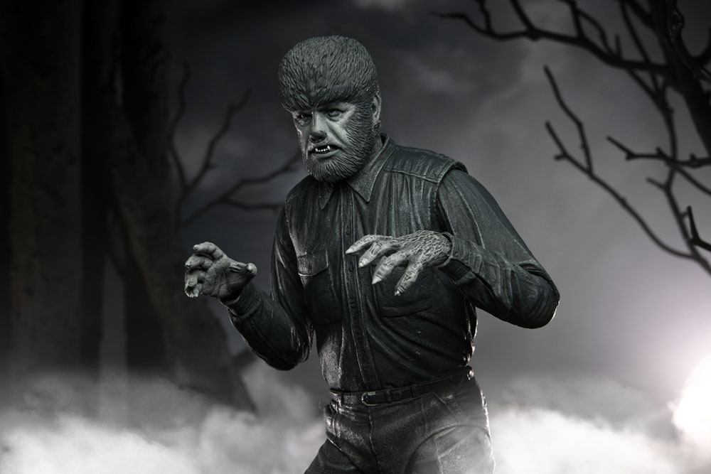 Universal Monsters Actionfigur Ultimate The Wolf Man (Black & White) 18 cm
