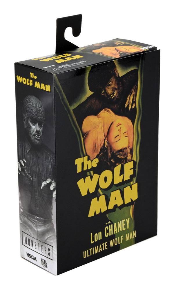 Universal Monsters Actionfigur Ultimate The Wolf Man (Black & White) 18 cm