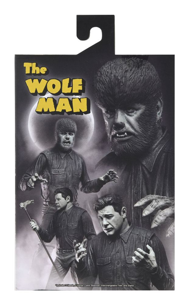 Universal Monsters Actionfigur Ultimate The Wolf Man (Black & White) 18 cm