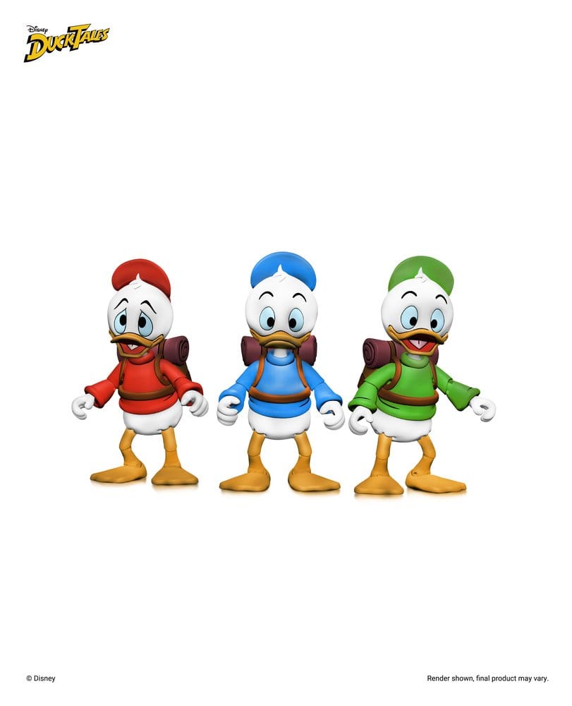 DuckTales Ultimate Actionfiguren 3er-Pack Huey, Dewey, and Louie 18 cm