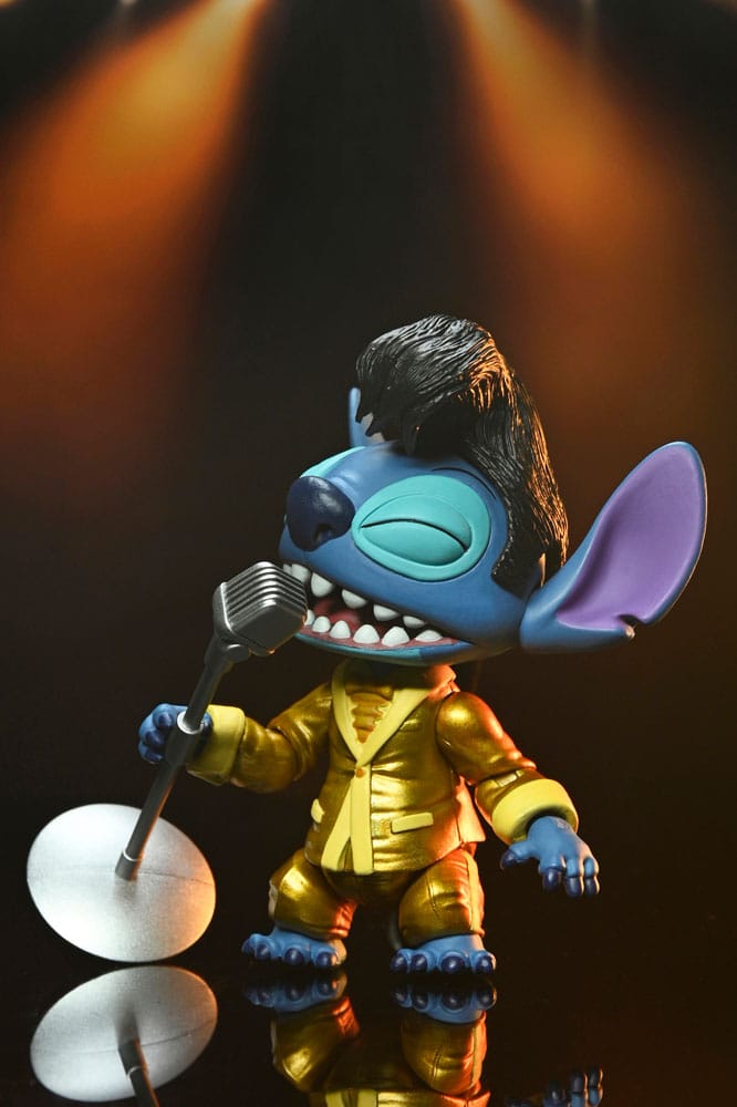 Lilo & Stitch Actionfigur Ultimate Gold Suit Elvis Stitch 18 cm