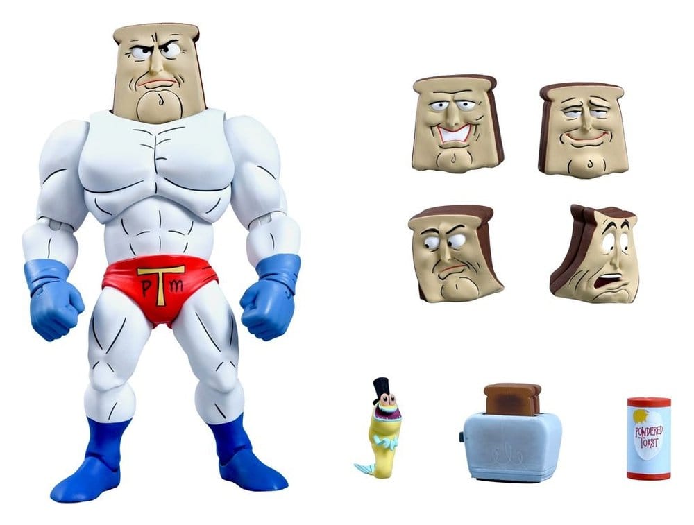 The Ren & Stimpy Show Actionfigur Ultimate Powdered Toast Man 18 cm