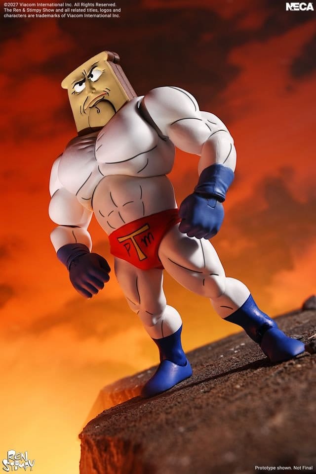 The Ren & Stimpy Show Actionfigur Ultimate Powdered Toast Man 18 cm