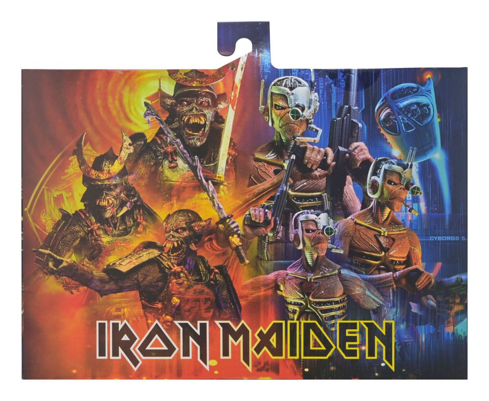 Iron Maiden Future Past World Tour Ultimate Actionfiguren 2er-Pack Senjutsu Eddie and Somewhere in Time Eddie 18 cm