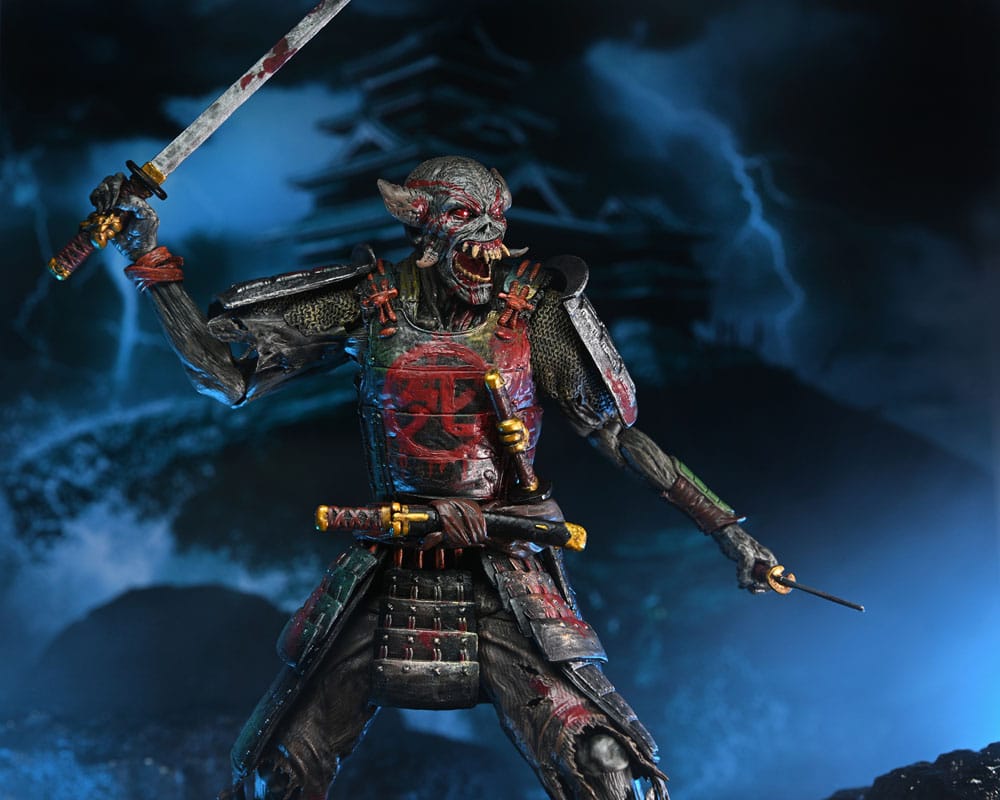Iron Maiden Future Past World Tour Ultimate Actionfiguren 2er-Pack Senjutsu Eddie and Somewhere in Time Eddie 18 cm