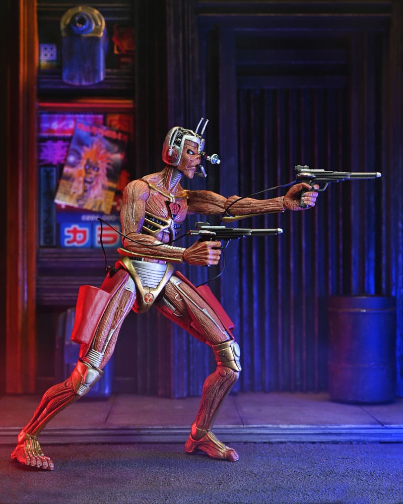 Iron Maiden Future Past World Tour Ultimate Actionfiguren 2er-Pack Senjutsu Eddie and Somewhere in Time Eddie 18 cm