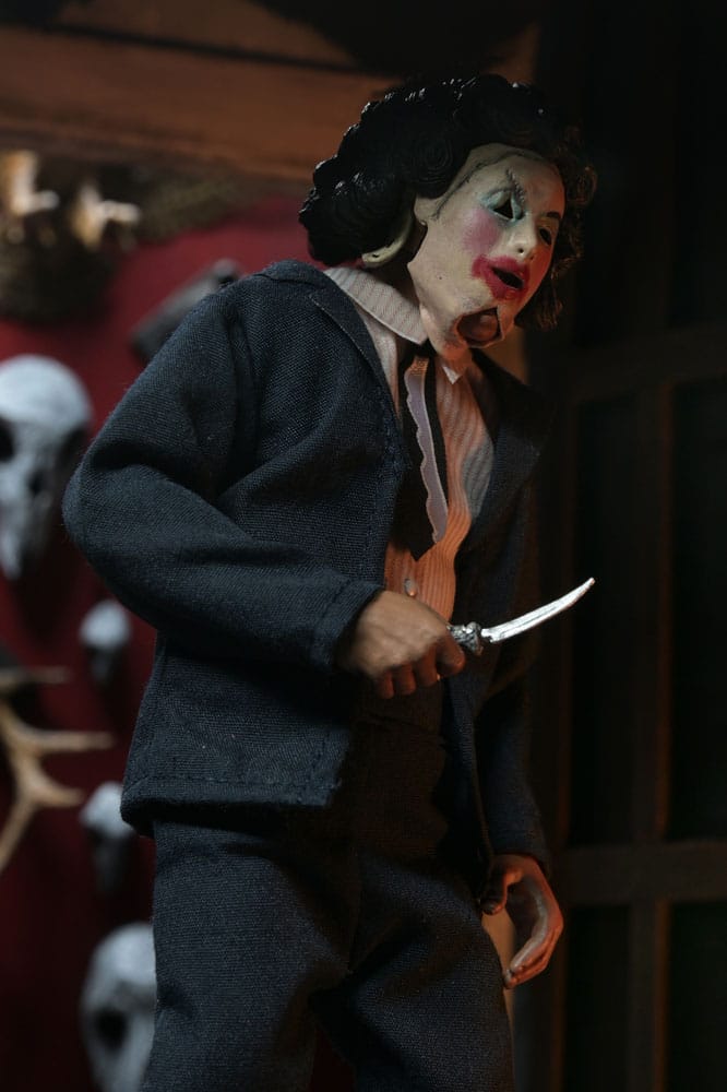 Texas Chainsaw Massacre Clothed Actionfigur Pretty Woman Leatherface 20 cm        