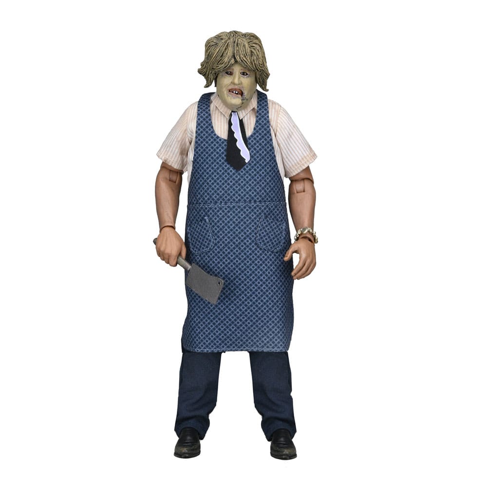 Texas Chainsaw Massacre Clothed Actionfigur Leatherface with Old Lady Mask 20 cm        