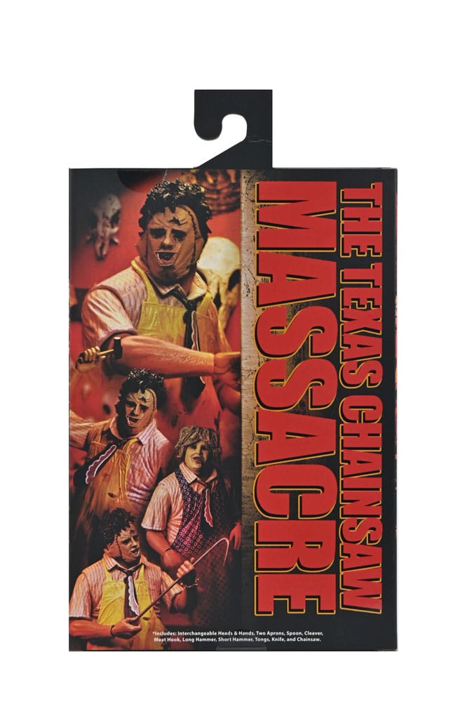 Texas Chainsaw Massacre Clothed Actionfigur Leatherface 50th Anniversary 20 cm        
