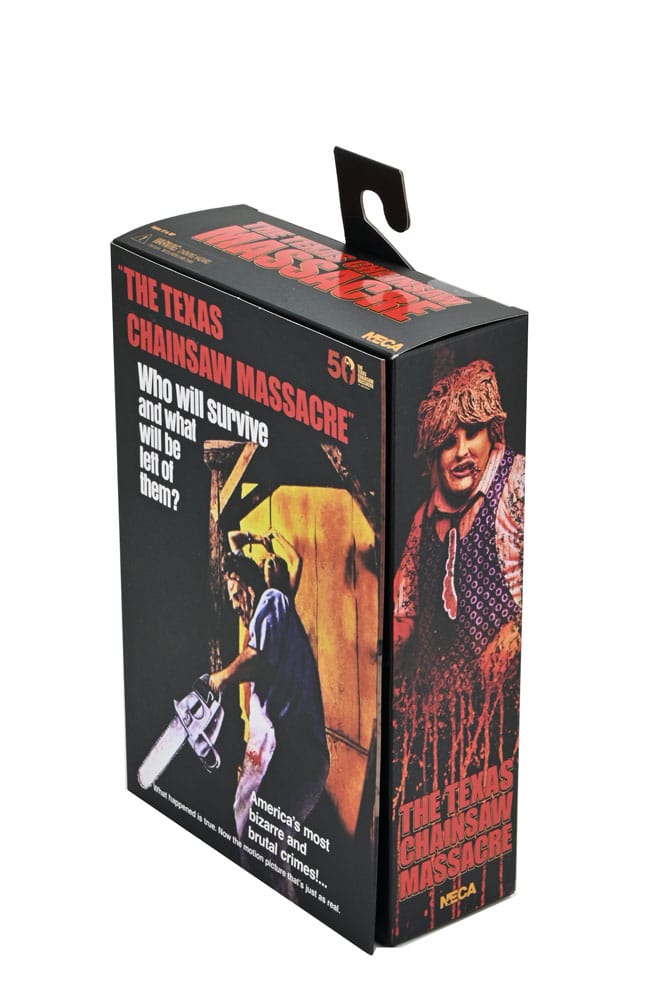 Texas Chainsaw Massacre Clothed Actionfigur Leatherface 50th Anniversary 20 cm        