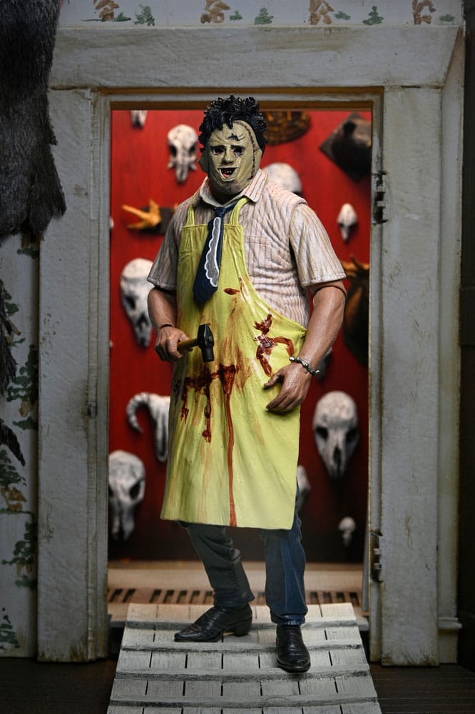 Texas Chainsaw Massacre Clothed Actionfigur Leatherface 50th Anniversary 20 cm        