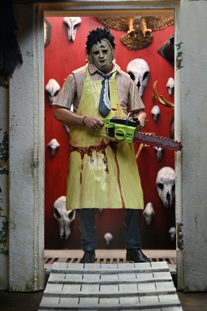 Texas Chainsaw Massacre Clothed Actionfigur Leatherface 50th Anniversary 20 cm        