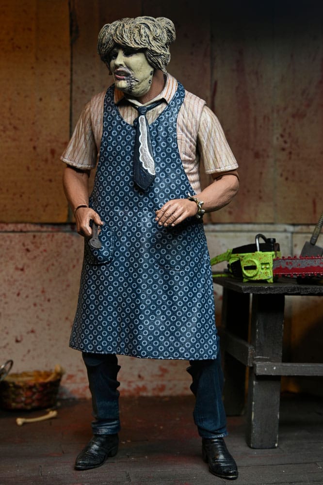 Texas Chainsaw Massacre Clothed Actionfigur Leatherface 50th Anniversary 20 cm        