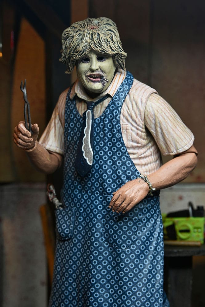 Texas Chainsaw Massacre Clothed Actionfigur Leatherface 50th Anniversary 20 cm        
