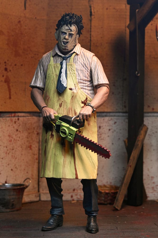 Texas Chainsaw Massacre Clothed Actionfigur Leatherface 50th Anniversary 20 cm        