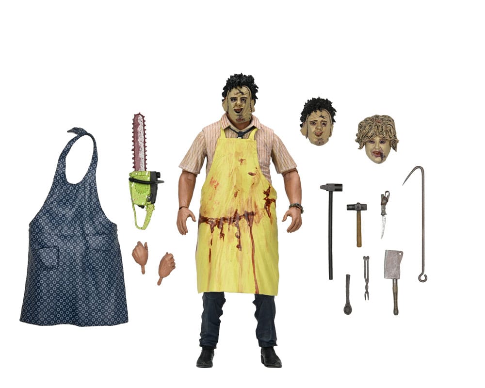 Texas Chainsaw Massacre Clothed Actionfigur Leatherface 50th Anniversary 20 cm        