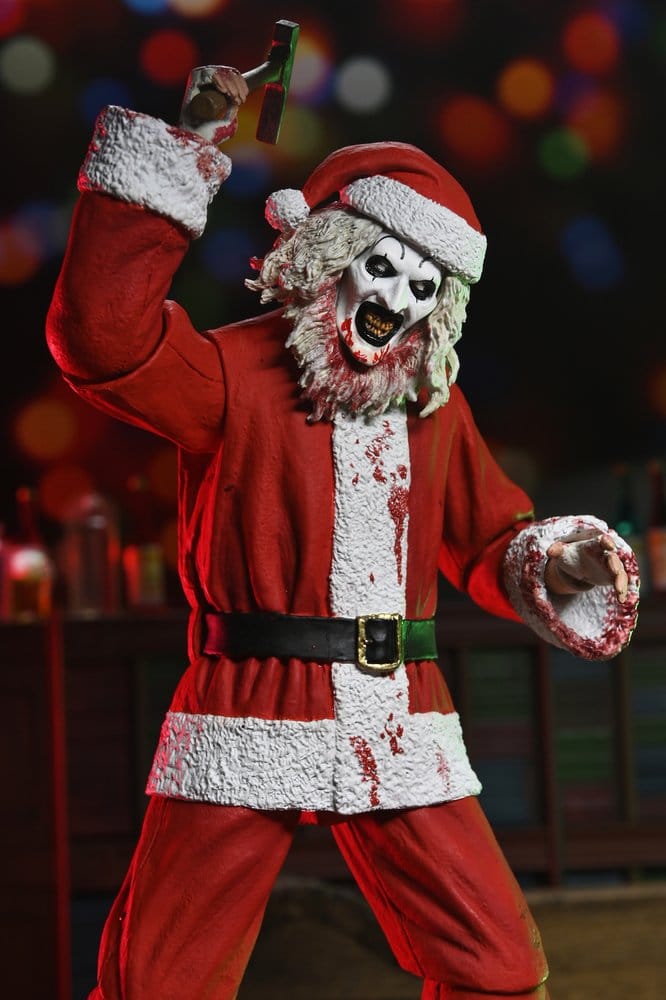 Terrifier 3 Actionfigur Ultimate Santa Suit Art the Clown (Bloody Version) 18 cm