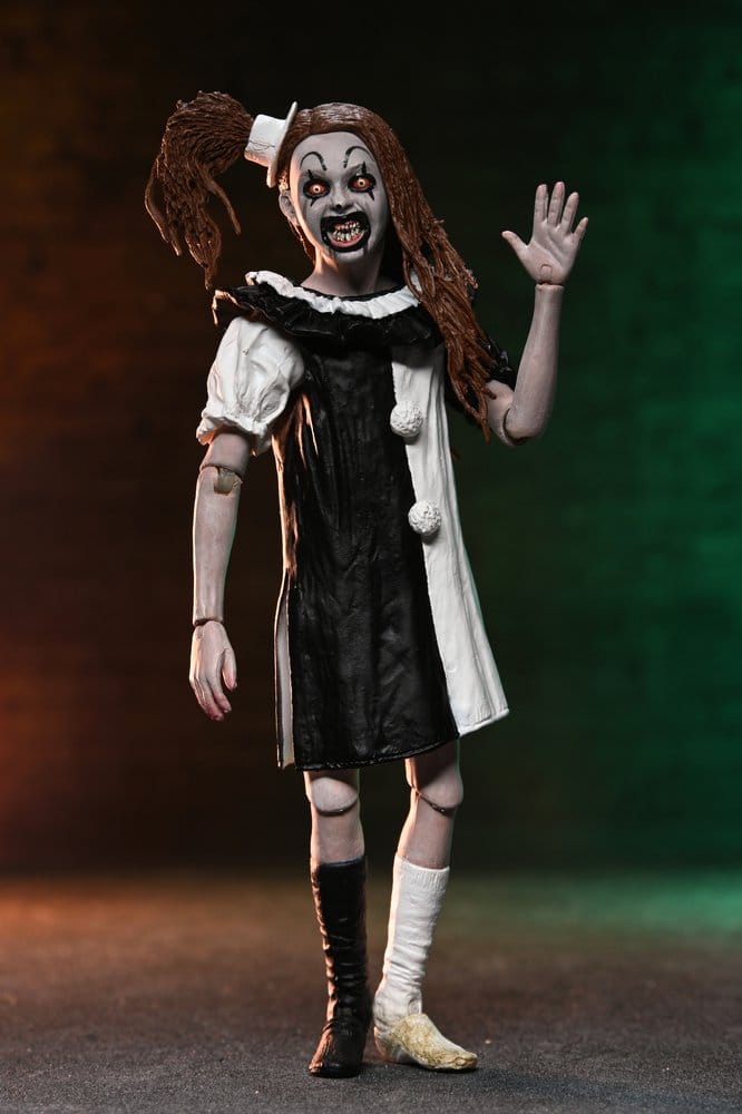 Terrifier 2 2er-Pack Actionfiguren Ultimate Art the Clown & Little Pale Girl 18 cm