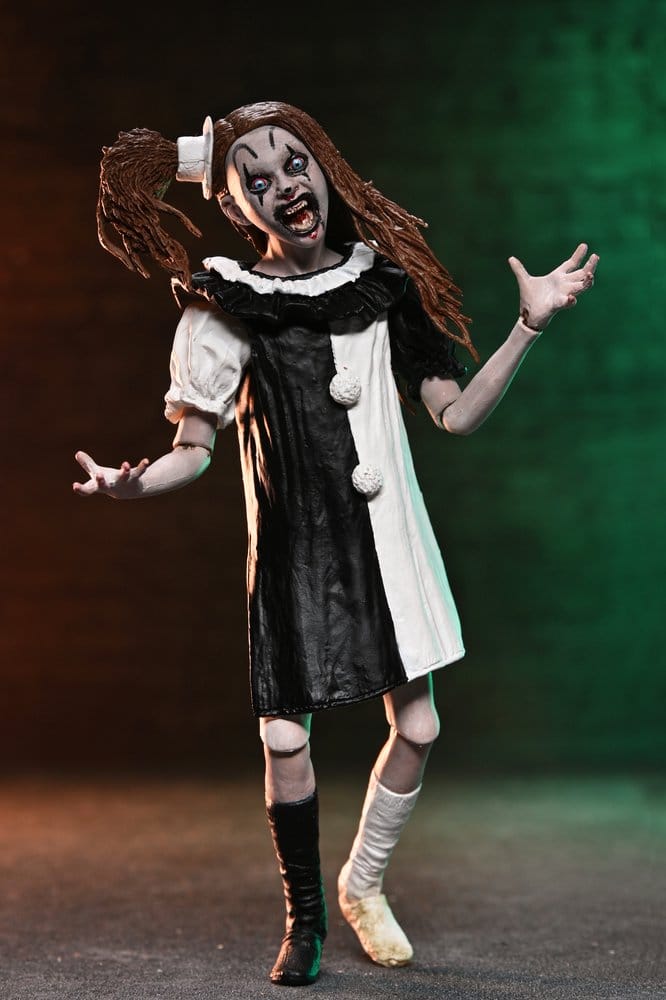 Terrifier 2 2er-Pack Actionfiguren Ultimate Art the Clown & Little Pale Girl 18 cm