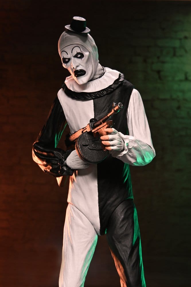 Terrifier 2 2er-Pack Actionfiguren Ultimate Art the Clown & Little Pale Girl 18 cm