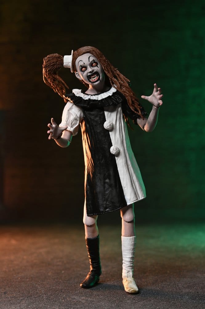 Terrifier 2 2er-Pack Actionfiguren Ultimate Art the Clown & Little Pale Girl 18 cm