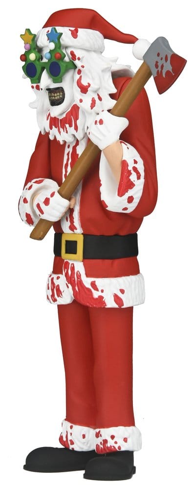 Terrifier 3 Toony Terrors Actionfigur Santa Suit Art the Clown (Bloody Version) 15 cm     