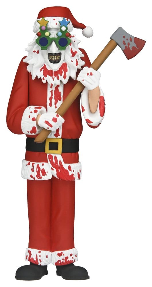 Terrifier 3 Toony Terrors Actionfigur Santa Suit Art the Clown (Bloody Version) 15 cm     