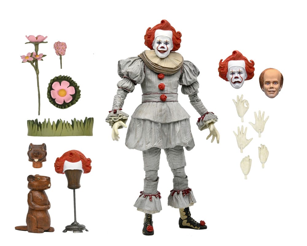 Es: Welcome To Derry Actionfigur Ultimate Bob Gray As Pennywise 18 cm