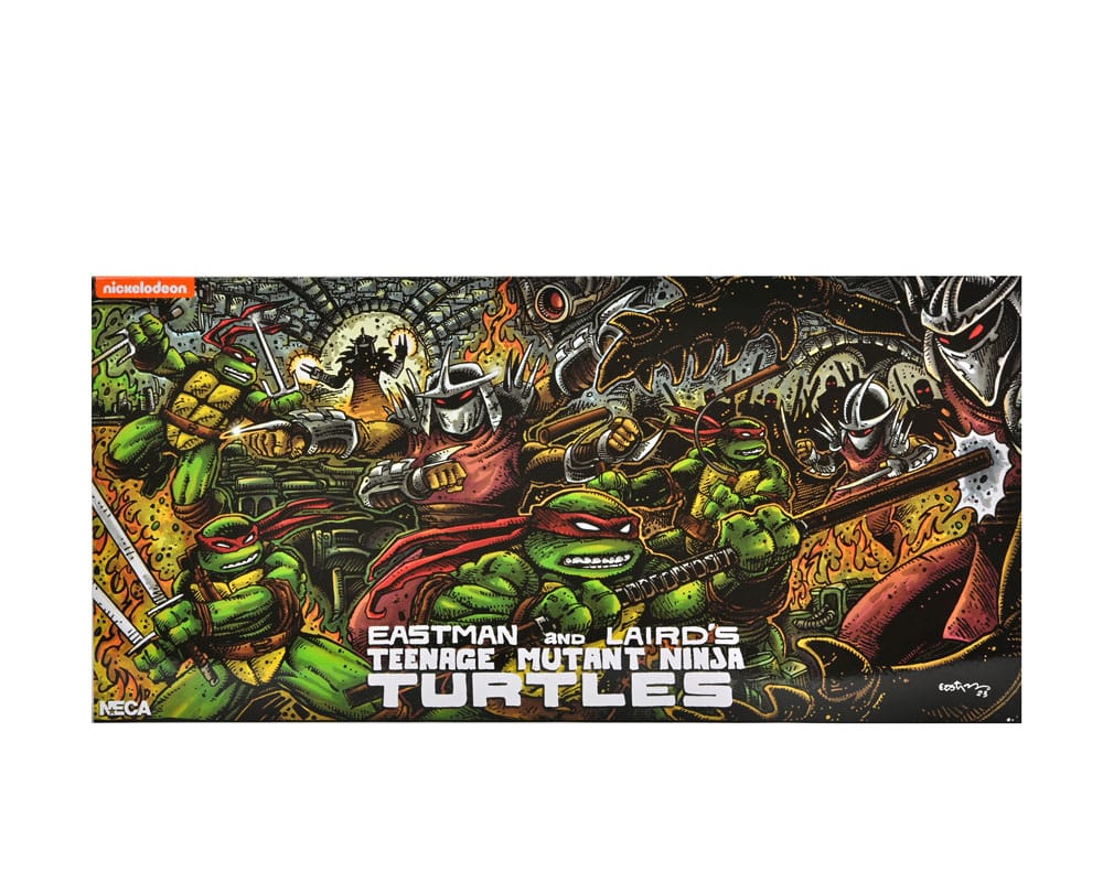 Teenage Mutant Ninja Turtles (Mirage Comics) 4er-Pack Actionfiguren Leonardo, Raphael, Michelangelo, Donatello 18 cm