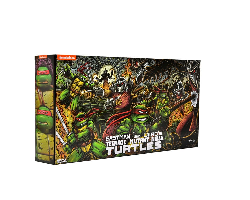 Teenage Mutant Ninja Turtles (Mirage Comics) 4er-Pack Actionfiguren Leonardo, Raphael, Michelangelo, Donatello 18 cm
