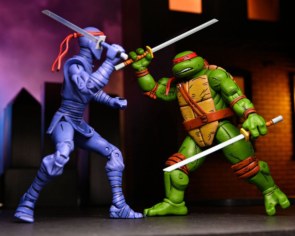 Teenage Mutant Ninja Turtles (Mirage Comics) 4er-Pack Actionfiguren Leonardo, Raphael, Michelangelo, Donatello 18 cm