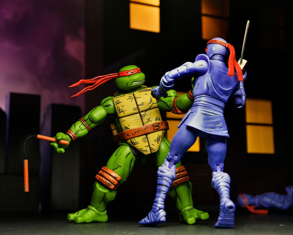 Teenage Mutant Ninja Turtles (Mirage Comics) 4er-Pack Actionfiguren Leonardo, Raphael, Michelangelo, Donatello 18 cm