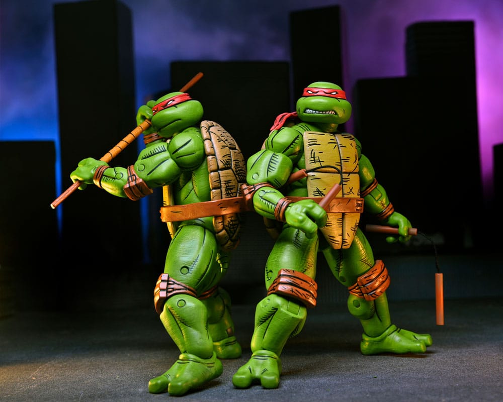 Teenage Mutant Ninja Turtles (Mirage Comics) 4er-Pack Actionfiguren Leonardo, Raphael, Michelangelo, Donatello 18 cm