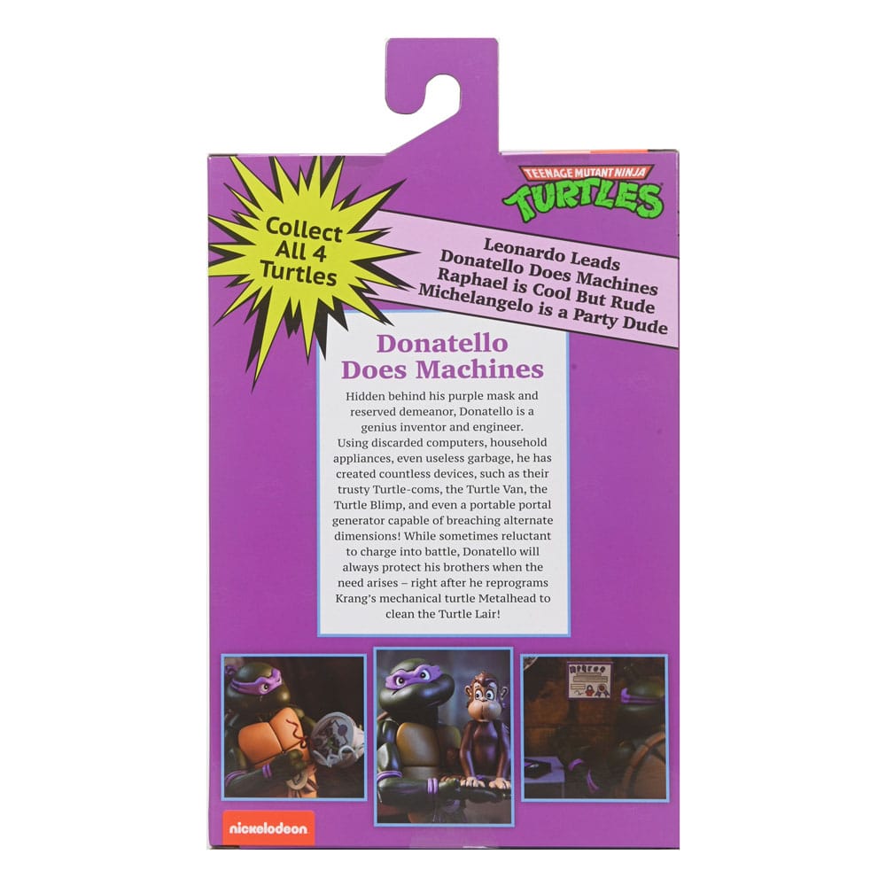 Teenage Mutant Ninja Turtles (1987 Cartoon) Actionfigur Ultimate Donatello (VHS) 18 cm