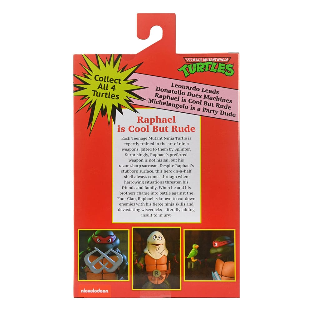 Teenage Mutant Ninja Turtles (1987 Cartoon) Actionfigur Ultimate Raphael (VHS) 18 cm