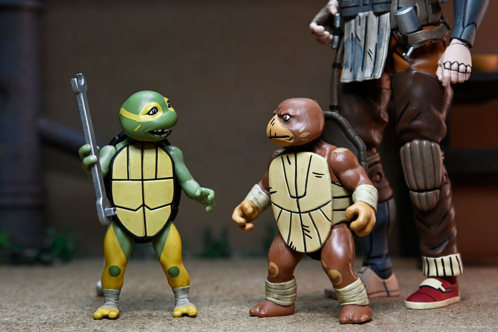 Teenage Mutant Ninja Turtles (The Last Ronin The Lost Years) Actionfigur Grammy April with Baby Yi & Moja 18 cm     