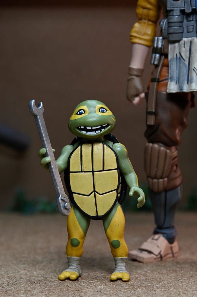 Teenage Mutant Ninja Turtles (The Last Ronin The Lost Years) Actionfigur Grammy April with Baby Yi & Moja 18 cm     
