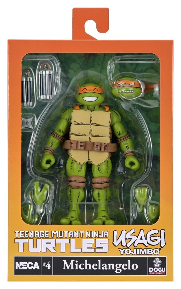Teenage Mutant Ninja Turtles x Usagi Yojimbo Ultimate Actionfigur Michelangelo 18 cm