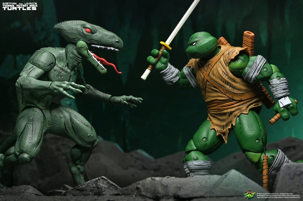 Teenage Mutant Ninja Turtles (Mirage Comics) Actionfiguren 2er-Pack Daimyo Orkai & Raptor 18 cm