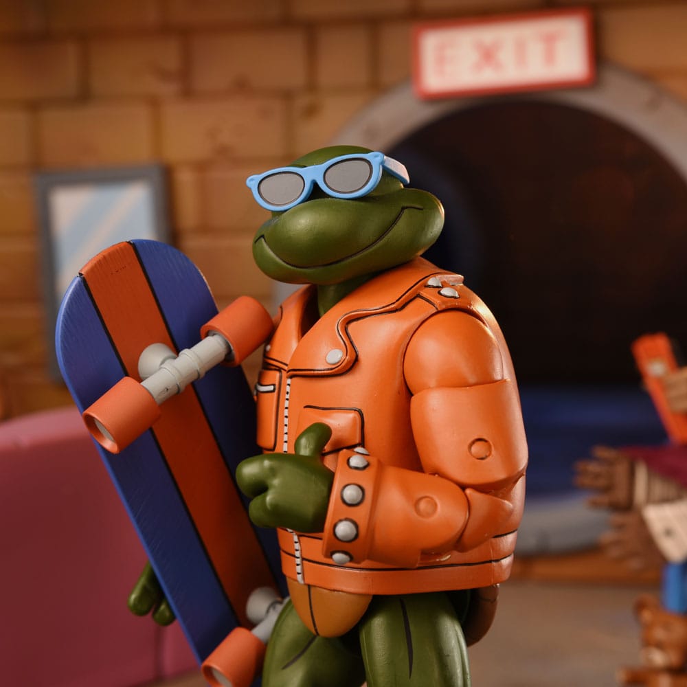 Teenage Mutant Ninja Turtles (Cartoon) Actionfigur Punk Leo and Punk Raph 2 Pack 18 cm         