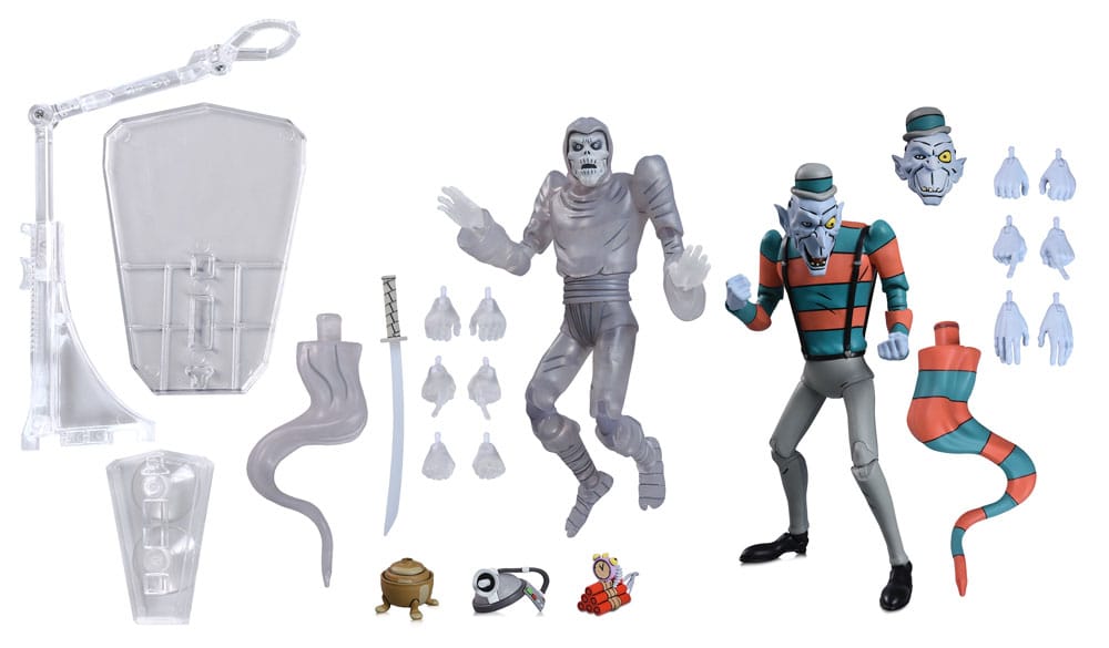 Teenage Mutant Ninja Turtles: Saturday Morning Adventures Actionfiguren 2-Pack Creepy Eddie & Shibano-Sama 17 cm